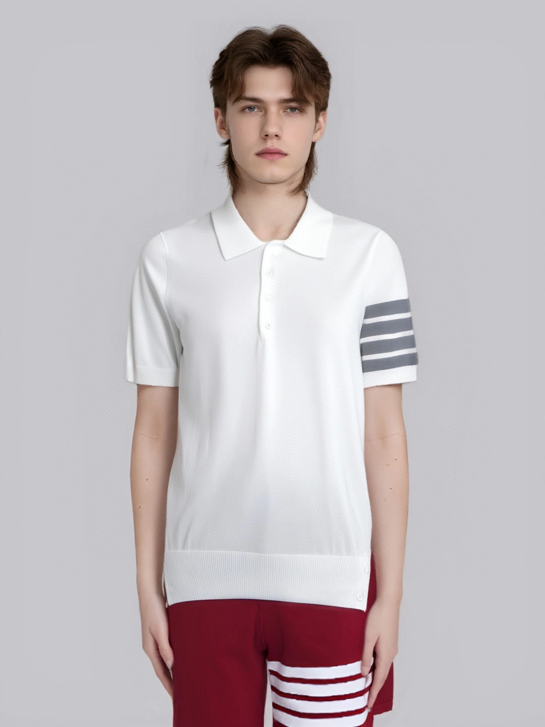 wg.luxury- 2row95 Ice silk wool POLO 5Colour item:E-F468G2706-5